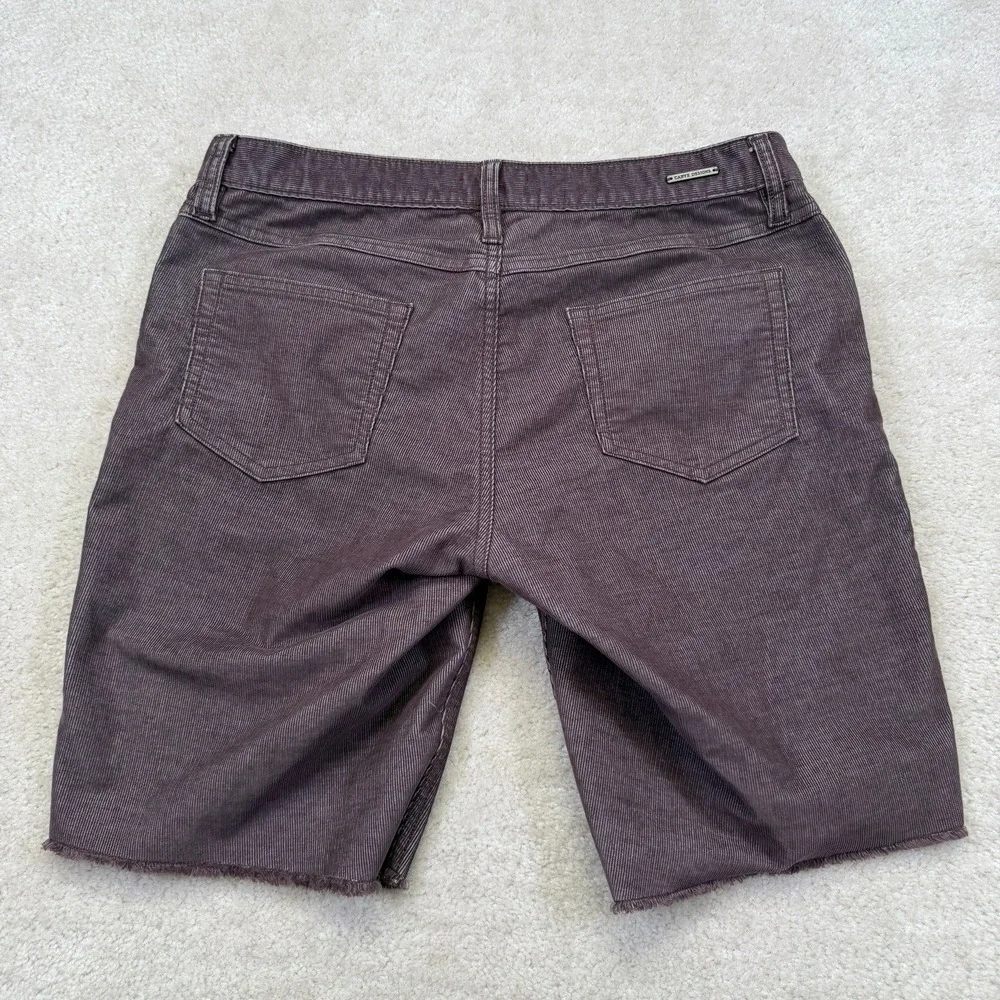 Carve Designs Oahu Corduroy Shorts Womens Size 6 Brown 10